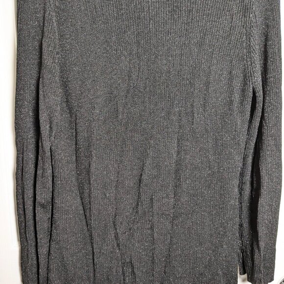 Draper's & Damon's Women's Beaded Sweater Set Petite M, NWT, Black Tank Cardigan - Picture 11 of 16
